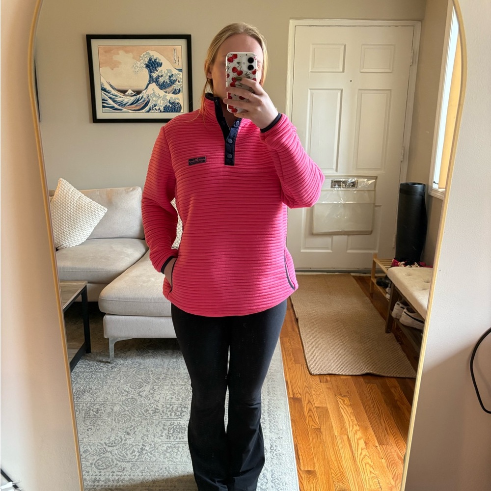 Pink Striped Pullover